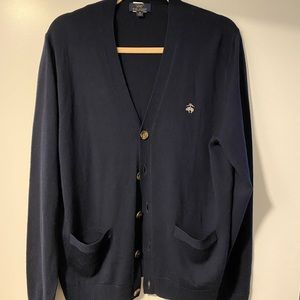 Brooks brothers merino cardigan sweater